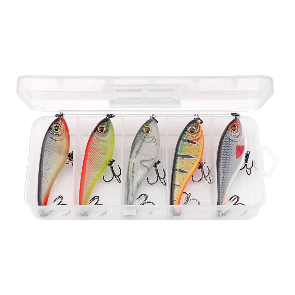 TREHOOK 5pcs 9g/13g Mix Jerkbait Rattling Baits Fishing Lures Pike Sinking Wobblers Set Fish Bait Crankbaits Fishing Goods Lure_desvips.com