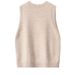 2026 Rero V-Neck Knied Ves For Women, Spring And Auumn Ouerwear, Solid Color Casual Sweaer Ves, Sleeveless_desvips.com