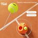 Tennis Trainer Rope Single Player Rebound Professional Fixed High Elasticity Match With Line Practice Ball Base_desvips.com
