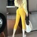 Yoga Pants Peach Shaped Yoga Workout Pants For Women, High Waisted, Stretchy, Elastic, Suitable For Running, And Seamless._desvips.com