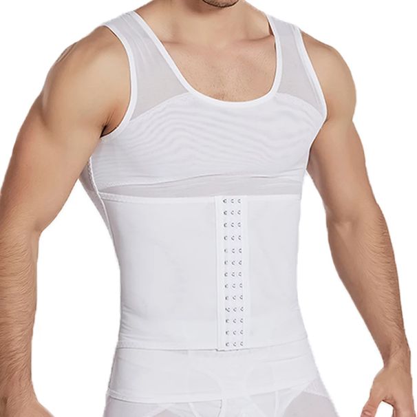 Men's Body Shaper Compression Vest Abdomen Shapewear Tummy Slimming Sheath Belly Trimmer Shapers Corset Waist Trainer_desvips.com