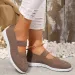 Women's Lightweight Knit Sneakers Summer Mesh Berathable Slip On Walking Shoes Woman Soft Sole Comfort Casual Footwear_desvips.com