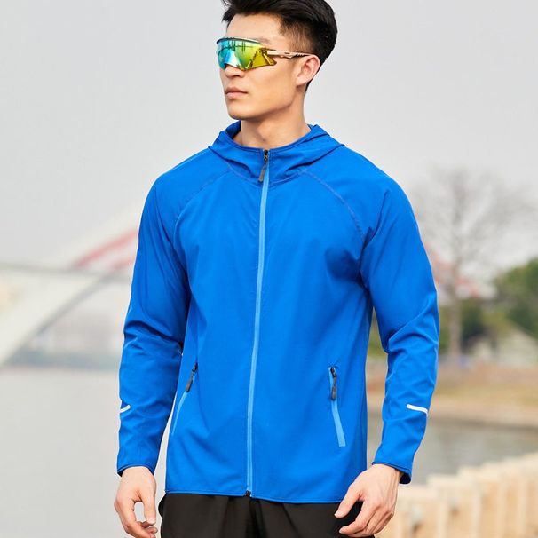 Men's Women's Running Jacket, Spring/Autumn New Design, Hooded Cardigan, Quick-Dry Windproof, Cycling And Fitness Wear_desvips.com