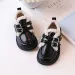 Children Leather Loafers for Boys Girls Winter Thick Soled Lamb Wool Warm Kidsnest Girl Uniform Princess School Cotton_desvips.com