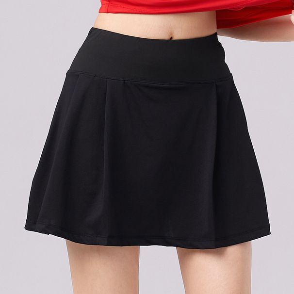Women's Sports Short Skirt Badminton, Tennis, Yoga, Running, Anti-exposure Half-length Pleated Skirt-pants For Summer_desvips.com