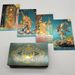 New Waite Tarot Cards Plastic Gold Foil Waterproof 12*7 Premium Peacock Blue With Chinese And English Guidebook_desvips.com
