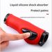 Liquid Bicycle Silicone Pads Shock Absorption Comfortable Mountain Bike Auxiliary Locking Grip Handlebar Grips_desvips.com