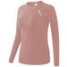 Women's Yoga Clothing Running Quick-Dry T-Shirt Outerwear Base Shirt Sports Fitness Top Elastic Slim Fit Long Sleeve_desvips.com