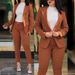 Women's Clothing New Fashion Casual Professional Wear Women's Suit Set_desvips.com