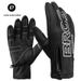 Rock Brothers Cycling Gloves Full Warm Autumn Winter Motorcycle Electric Bike Bicycle Long Finger Unisex Touchscreen_desvips.com