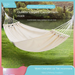 Kay Speed Bent Pole Thickened Canvas Hammock HH25m White_desvips.com