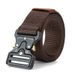 Nylon Automatic Buckle Outdoor Workwear Tactical Pants Military Training Belt For Men_desvips.com