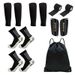 Complete Soccer Gear Set (7-Piece) - Football Socks, Leg Sleeves, Shin Guards, Bandages & Backpack - Breathable & Durable Polyester For Youth_desvips.com
