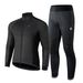 ROCKBROS Winter Cycling Jacket Pants Set Set Warm Windproof Cycling Pants Sports Cycling Clothing_desvips.com