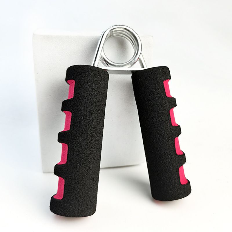 A Type Gripper Foam Handle Home Fitness Finger Wrist Strength Exercise Spring Steel Sponge Hand Gripper_desvips.com