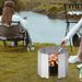 8/9/10/12/14/16 Plates Folding Camping Stove Windshield Gas Stove Wind Shield Lightweight Outdoor Picnic Cooker Wind Screen_desvips.com