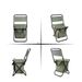 Portable Folding 3-in-1 Leisure Outdoor Camouflage Small Stool Camping Fishing Ice Pack Chair_desvips.com