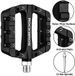 ROCKBROS Bicycle Pedals Nylon Composite Flat Pedals 9/16 Mountain Bike Pedals DHL_desvips.com
