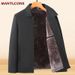 Thick Fleece Men Windproof Blazer Autumn Winter Warm Men's Jacket Windbreak Casual Business Coat L-3XL_desvips.com