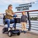 Elektromobil Mit Vier Rädern Für Senioren, 300-W-Motor, 136 Kg Tragkraft, 6 Km/h Höchstgeschwindigkeit, Kein Führerschein Erforderlich_desvips.com