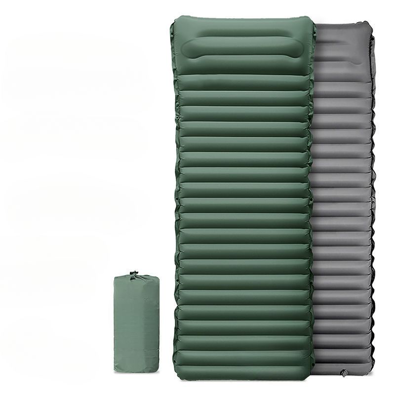 Single Inflatable Pillow Tent Camping Moisture-Proof Home Use Thickened Nap Outdoor Air Mattress Floor Mat_desvips.com