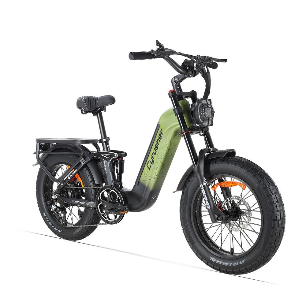 CYRUSHER Kommoda 3.0 20" Electric Cargo Bike 250W Motor 48V 20Ah Battery_desvips.com
