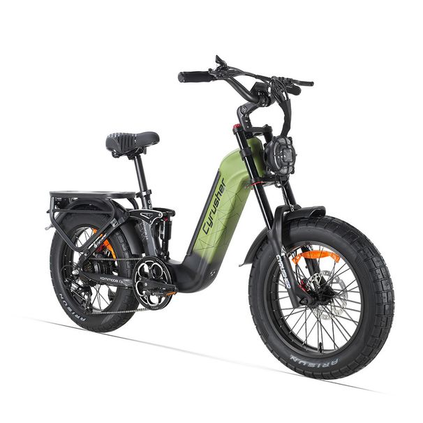 CYRUSHER Kommoda 3.0 20" Electric Cargo Bike 250W Motor 48V 20Ah Battery_desvips.com