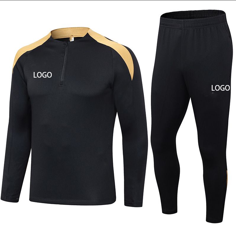 New Casual Football Half-Zip Competition Training Suit Exclusive Design Breathable Comfortable Sweat-Absorbing Balloon_desvips.com