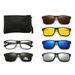 New Releases In December Cross-Border Cycling Magnetic TR90 Polarized Sunglasses One Pair With Five Clip-On Lenses Sports Retro Set Wholesale_desvips.com