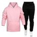 Autumn Winter Men's Plus Size Pullover Long Sleeve Hoodie Fashion Casual Solid Color Fleece Lined Thickened Sweatshirt_desvips.com