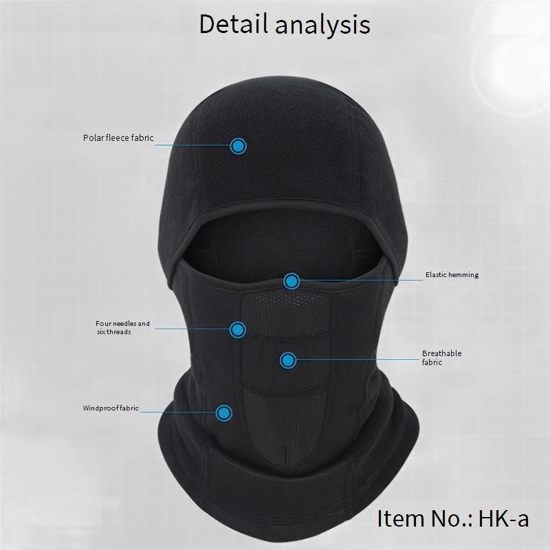 Thermal Fleece Balaclava Face Mask For Winter Outdoor Cycling, Motorcycle Riding, Skiing & Snowboarding_desvips.com