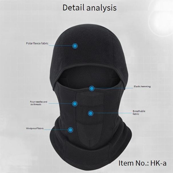 Thermal Fleece Balaclava Face Mask For Winter Outdoor Cycling, Motorcycle Riding, Skiing & Snowboarding_desvips.com