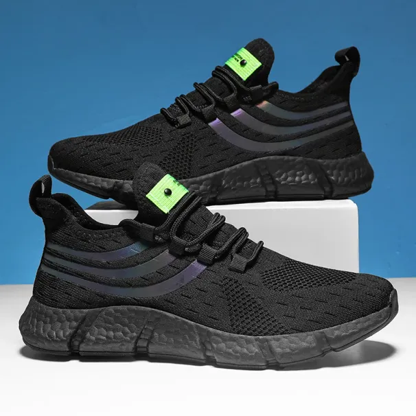Men Casual Sports Breathable Lightweight Sneakers Anti-slip Flats Outdoor Running Walking Tenis Athletic Jogging Shoes_desvips.com