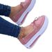 Women's Bullock plus-size women's shoes comfortable casual women's shoes round head lace-up single shoes_desvips.com