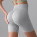 Women's Frosted Color Yoga Wear Summer Nylon Stretch Yoga Clothes_desvips.com