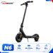 SUNNIGOO N6 Smart Electric Scooter - 500W Motor, Fingerprint Unlock, 50km Range, 10" Tires, Double Suspension, Dual Brakes, App Control_desvips.com