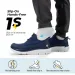 Fitville Wide MenS SlipOn Running Shoes Lightweight Breathable Outdoor Casual Sports Walking Sneakers For Swollen Feet_desvips.com
