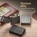Men's Gift Light Luxury Fashion Titanium Alloy High Appearance Value Kerosene Creative Personality High-end Lighter_desvips.com