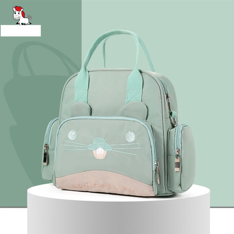 Mommy bag multifunctional nylon outing backpack fashionable mother and baby mother maternity bag one shoulder crossbody female large capacity_desvips.com