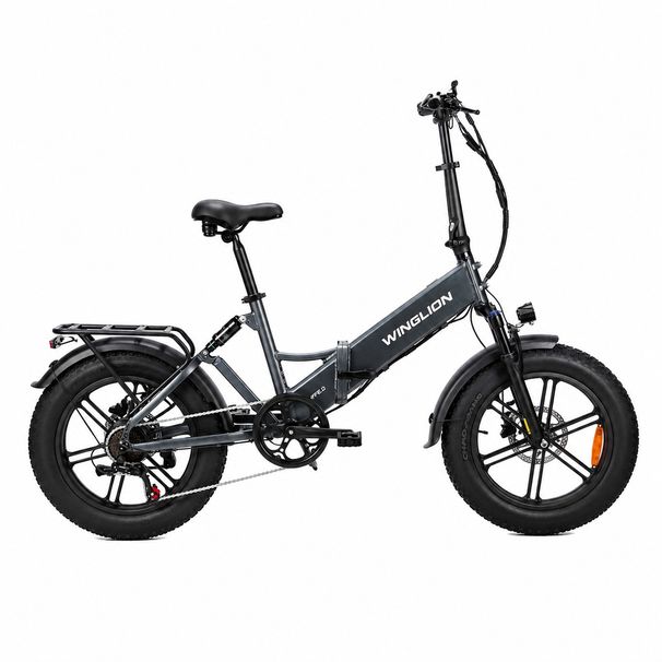 WINGLION EB-FF2.0 Folding Electric Bike, 48V 15Ah Battery, Dual Suspension & Hydraulic Disc Brakes_desvips.com