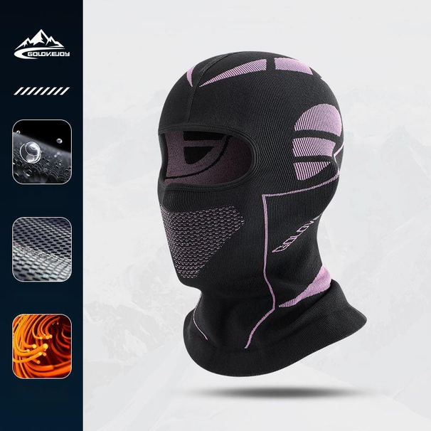 Ski Mask, Warm Head Cover, Winter Men's Anti Cold Motorcycle Windproof Helmet, Lining Inner Liner, Hat_desvips.com