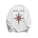 American Style Letter Print Short Long Sleeve Unisex Summer Ins Street Loose Versatile Couple Tops_desvips.com
