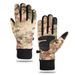 Fleece-Lined Warm Gloves Men Tactical Dead Leaf Camouflage Riding Suede Outdoor Climbing Non-Slip Touchscreen_desvips.com