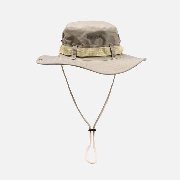 Trendy Drawstring Fisherman For Men Women, Summer Breathable Sun Protection, Outdoor Mountaineering And Fishing Hat,_desvips.com