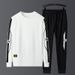 Men's Clothing Autumn Large Size Sweatshirt Men's Round Neck Casual Suit Sports Running Two piece Set Pullover Long Sleeve Men's Sweatpants_desvips.com