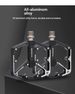 Mountain Bike Wide-face Pedals, Aluminum Alloy Bearing Anti-slip DU Riding Pedals, Mountain Bike Accessories_desvips.com