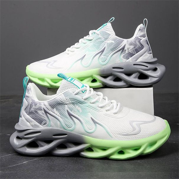 Summer Fashion Sneakers Men's Mesh Hollow Out Sole Breathable Non-Slip Wear-Resistant Running Shoes 37-45_desvips.com