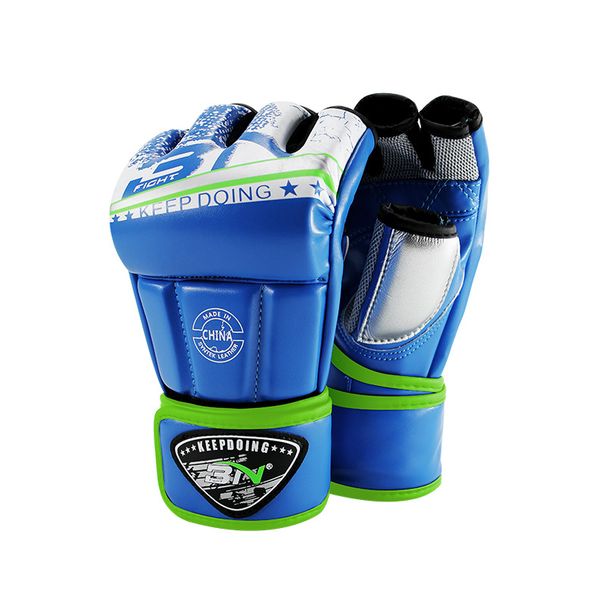 MMA Professional Competition Adult Half-finger Fighting Gloves Mixed Martial Arts Sanda Boxing Gloves_desvips.com