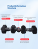 Rehabilitation Knee Brace, -10°-120° Gear Adjustment, Length & Size Adjustable, Anti-Slip Breathable Lining, Velcro Fastening_desvips.com