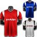 Red Devils Man L1985 Away Blue Short Sleeve Game Jersey 8485 Retro Classic Edition Football Shirt Now_desvips.com